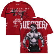 EDDIE GUERRERO HERITAGE RED OVERSIZED TEE
