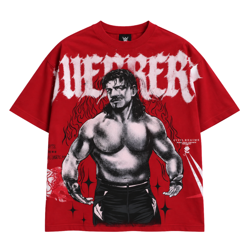 EDDIE GUERRERO HERITAGE RED OVERSIZED TEE