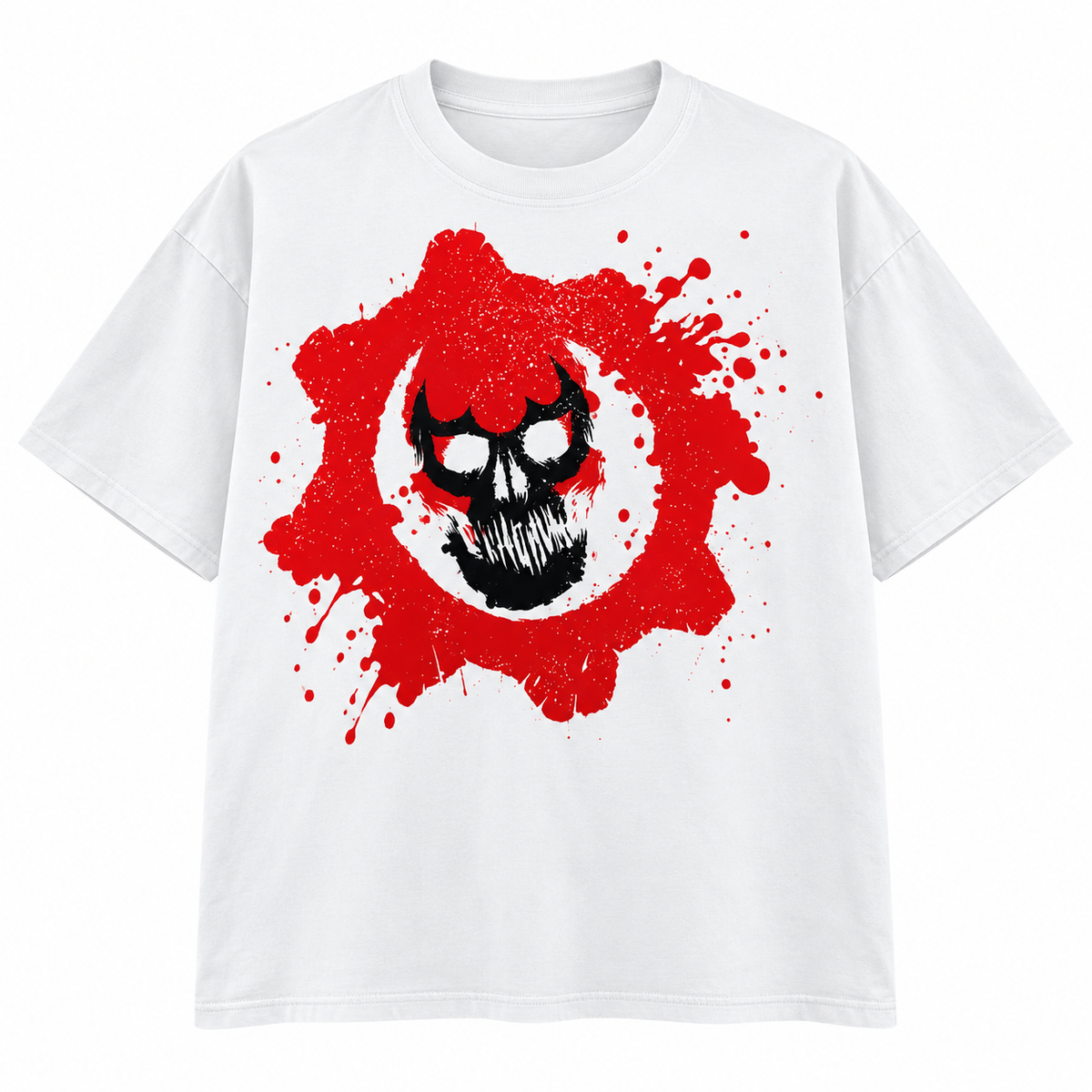 TRIPLEMANIA X GEARS OF WAR  WHITE TEE