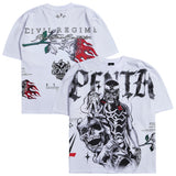 PENTA HERITAGE WHITE OVERSIZED TEE