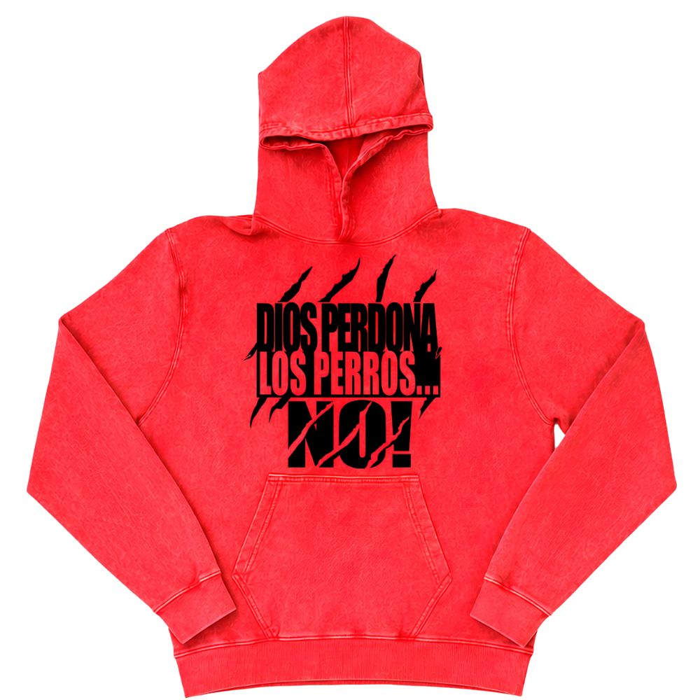 PERROS DEL MAL RED OVERSIZED HOODIE
