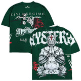 REY MYSTERIO HERITAGE GREEN OVERSIZED TEE