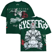 REY MYSTERIO HERITAGE GREEN OVERSIZED TEE