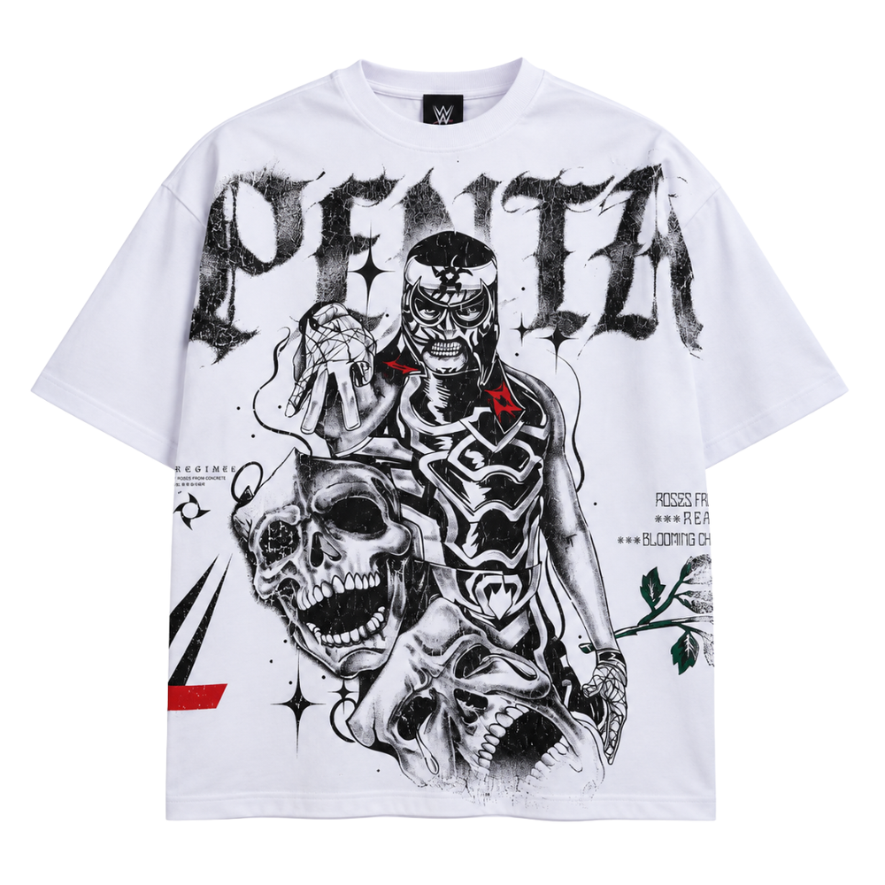 PENTA HERITAGE WHITE OVERSIZED TEE
